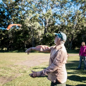 Boomerang throwing - a handy skill in the tropics